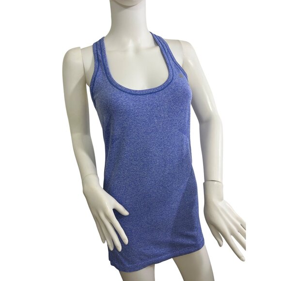 New Balance Women’s Racer Back Tank Top M Blue Athletic Wear Activewear Workout - Picture 1 of 13